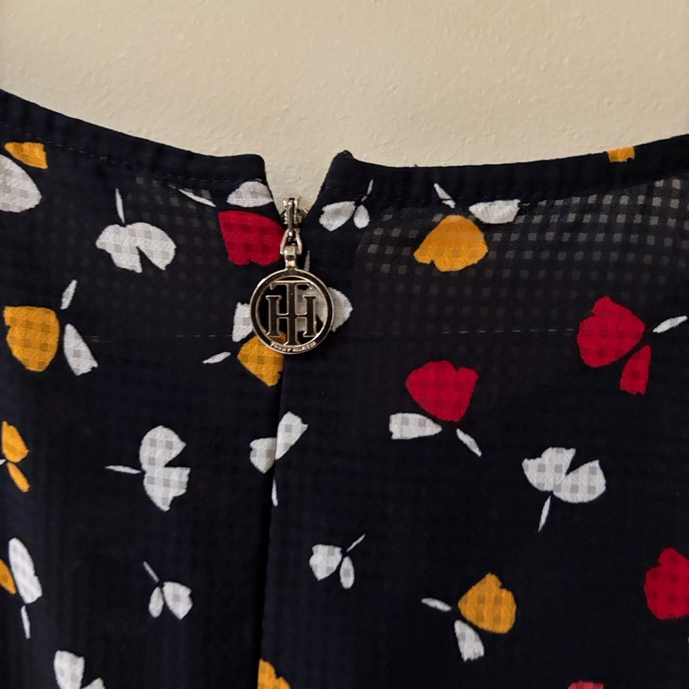 Tommy Hilfiger Navy Floral Blouse
